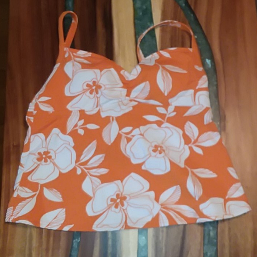 Lands' End Tankini Swim Top